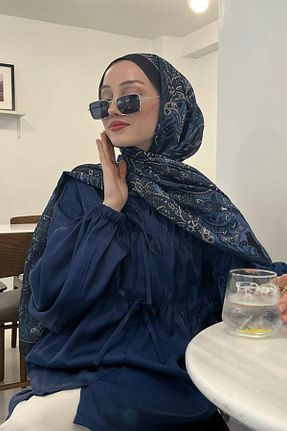 شال رنگی زنانه پنبه ای carell - کد 885178436