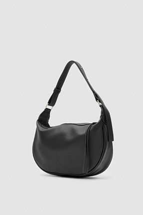 کیف دوشی مشکی زنانه چرم مصنوعی Blisshop - کد 900650518
