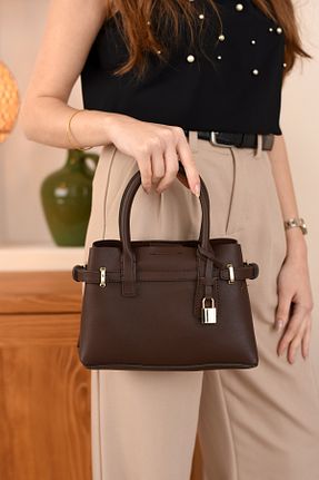 کیف دستی قهوه ای زنانه ابعاد کوچک Lifonbag - کد 900666553