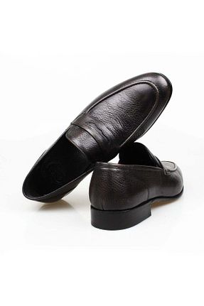 کفش کلاسیک قهوه ای مردانه پاشنه کوتاه (1 - 4 سانتی متر) Butik - کد 900661877