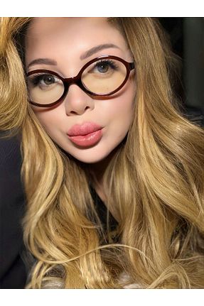 عینک محافظ نور آبی رنگی زنانه 54 HMG Aksesuar - کد 900673238