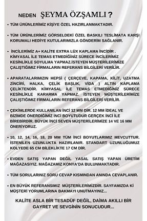 گردنبند مروارید بژ Şeyma ÖZŞAMLI - کد 789180370
