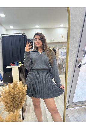 ست بالاتنه و پائین تنه رنگی زنانه تریکو Butik - کد 900698411