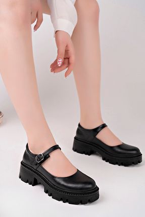 کفش کژوال مشکی زنانه چرم لاکی pasyone - کد 900757214