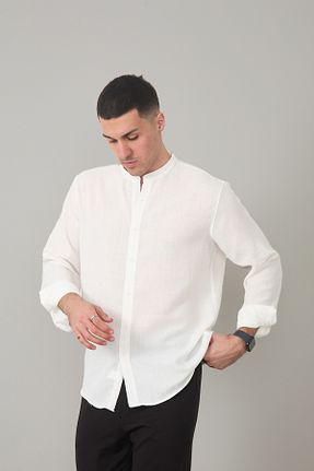 پیراهن سفید مردانه رگولار JR Boutique - کد 897904377