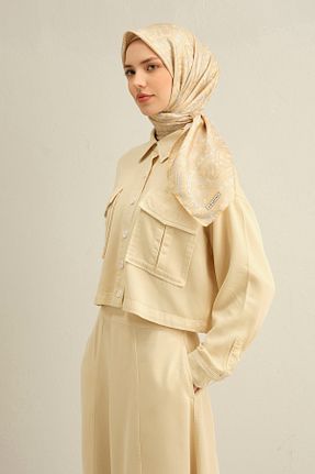 روسری زرد İpek Tivil Armine - کد 902353875
