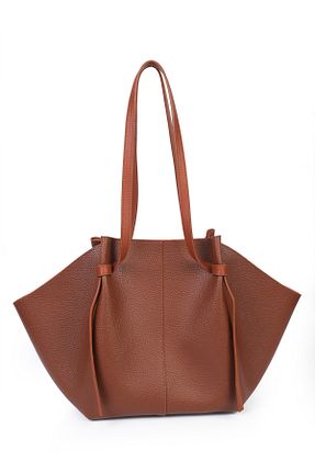 کیف دوشی قهوه ای زنانه چرم مصنوعی Alessia Bag - کد 900761515