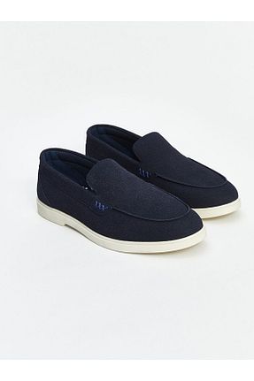 کفش کلاسیک سرمه ای مردانه پاشنه تخت LC Waikiki - کد 931067955