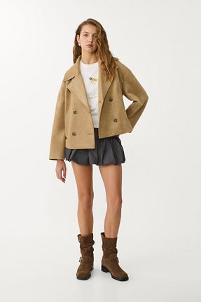 کت نباتی زنانه Straight Stradivarius - کد 901345863
