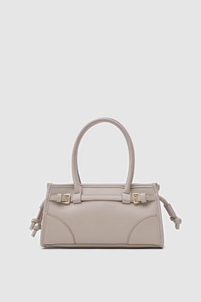 کیف دوشی بژ زنانه چرم مصنوعی Shule Bags - کد 900828390