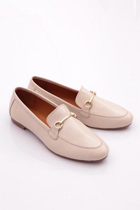 بابت بژ زنانه چرم خالص Dgn - کد 769968710