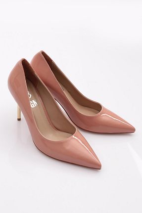 کفش پاشنه بلند کلاسیک صورتی زنانه چرم مصنوعی Dgn - کد 767434309