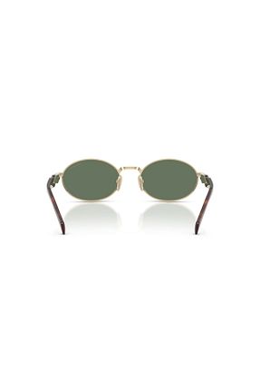 عینک آفتابی طلائی زنانه 55 Prada - کد 881922025