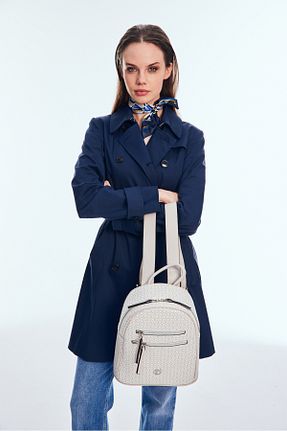 کوله پشتی سفید زنانه سایز متوسط U.S. Polo Assn. - کد 302994067