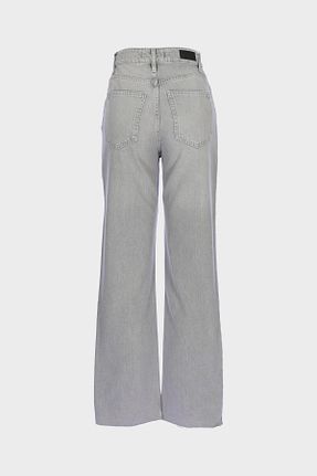 شلوار جین طوسی زنانه پاچه گشاد CROSS JEANS - کد 900855043