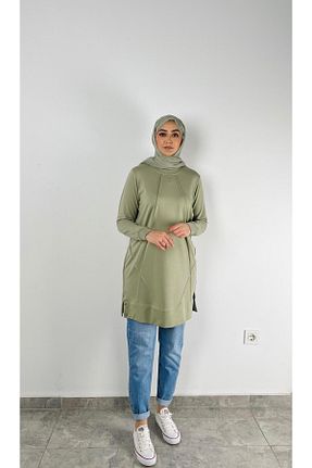 تونیک سبز زنانه بافتنی SOFT - کد 900844916