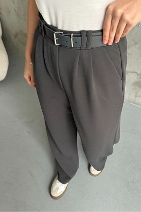 شلوار طوسی زنانه بافتنی macharel jeans - کد 900941222