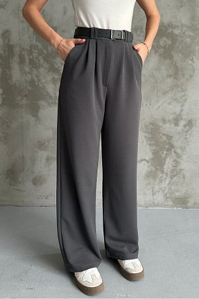 شلوار طوسی زنانه بافتنی macharel jeans - کد 900941222