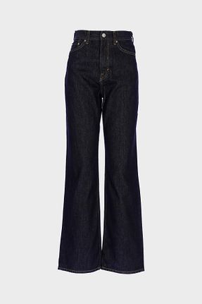 شلوار جین آبی زنانه پاچه زیپ دار CROSS JEANS - کد 900961575