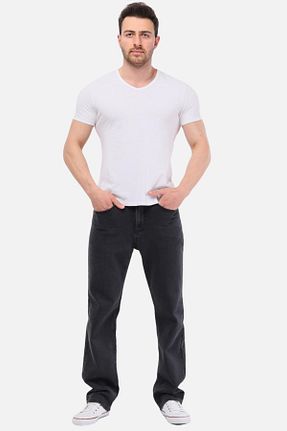 شلوار جین طوسی مردانه پاچه لوله تفنگی CEDY DENIM - کد 466768154