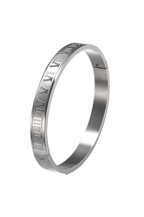 دستبند استیل (فولاد) طوسی مردانه استیل (فولاد) Chavin - کد 761361852