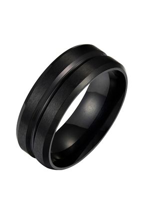 انگشتر استیل (فولاد) مشکی زنانه استیل (فولاد) Chavin - کد 32819770
