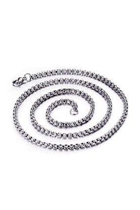 گردنبند استیل ( فولاد ) طوسی مردانه استیل (فولاد) Chavin - کد 31109932