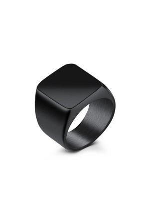 انگشتر استیل (فولاد) مشکی زنانه استیل (فولاد) Chavin - کد 31109102