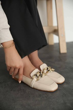 بابت بژ زنانه چرم مصنوعی ZENNESHOES - کد 96522264