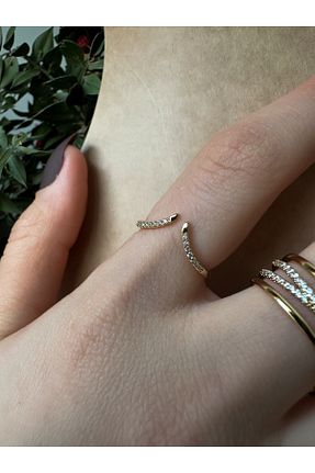 انگشتر استیل (فولاد) طلائی زنانه روکش طلا XUPING JEWELRY - کد 901141752