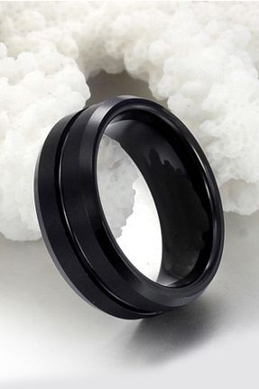 انگشتر استیل (فولاد) مشکی زنانه استیل (فولاد) Chavin - کد 31110317