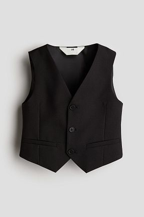 جلیقه مشکی بچه گانه پلی استر H&M - کد 902955523