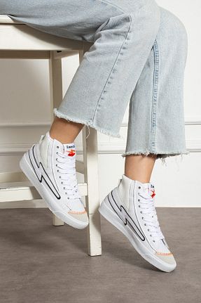 کفش اسنیکر سفید زنانه بند دار ZENOM SNEAKERS - کد 901155242