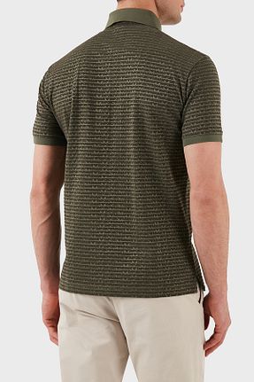 پولوشرت خاکی مردانه Liyosel Emporio Armani - کد 902332813