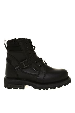 بوت / نیم بوت مشکی مردانه پاشنه ضخیم Harley Davidson - کد 135035659