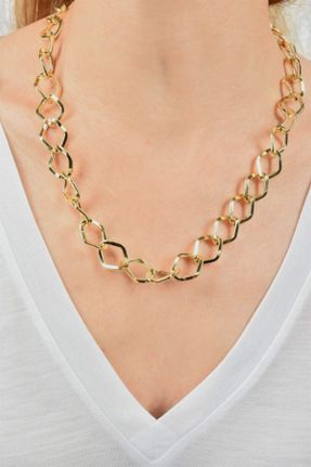 گردنبند جواهر طلائی زنانه روکش طلا کد 135121314