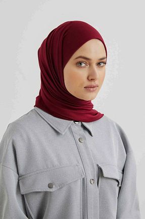 شال زرشکی زنانه ویسکون Larissa Scarf - کد 130142521