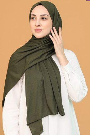 شال سبز زنانه ویسکون Larissa Scarf - کد 128515935
