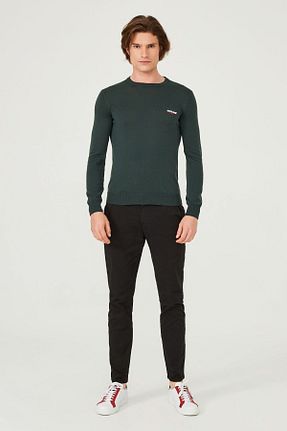 پلیور خاکی مردانه ساده Roberto Cavalli - کد 135899728