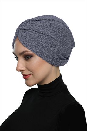 کلاه شنای حجاب طوسی زنانه fidan bone - کد 42563186