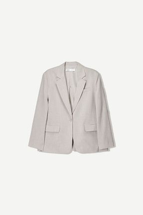 کت طوسی زنانه اسلیم Bershka - کد 900085422