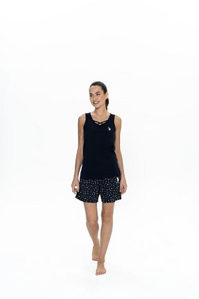 ست لباس راحتی سرمه ای زنانه Puantiyeli U.S. Polo Assn. - کد 900092231