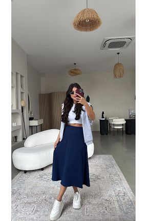 دامن رنگی زنانه ساده Buket Teke - کد 900084858