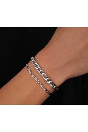 دستبند استیل (فولاد) زنانه استیل ضد زنگ derokas - کد 900143675