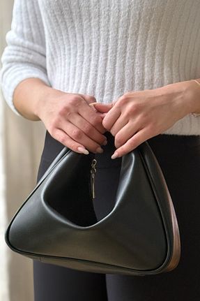کیف دوشی مشکی زنانه چرم مصنوعی Aggu Bebe - کد 899932119