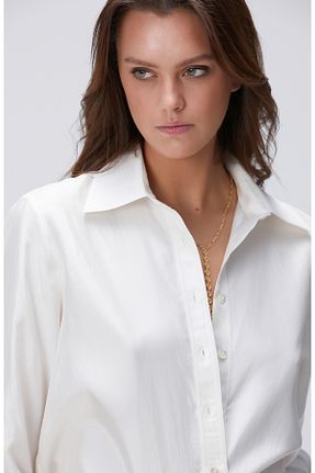 پیراهن سفید زنانه رگولار Network - کد 900123317
