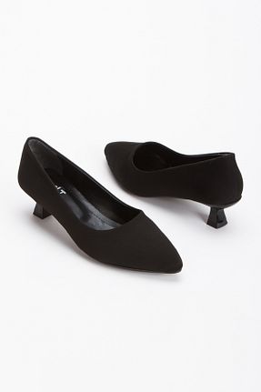 کفش استایلیتو مشکی پاشنه نازک Akçetin Moda - کد 901296747