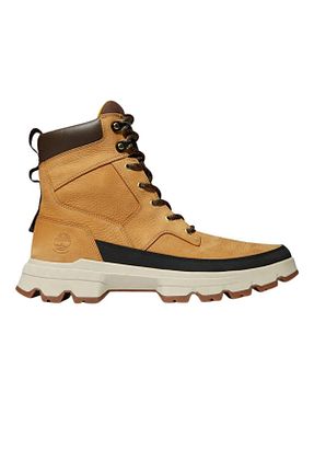 بوت / نیم بوت زرد مردانه چرم خالص Timberland - کد 346978023