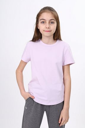 تیشرت بنفش بچه گانه یقه دوچرخه Toontoy - کد 901294115