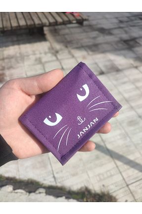 کیف پول بنفش بچه گانه سایز متوسط JANJAN - کد 900170166